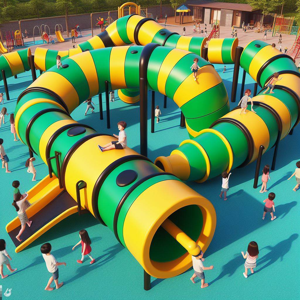 Playground Roller Slides
